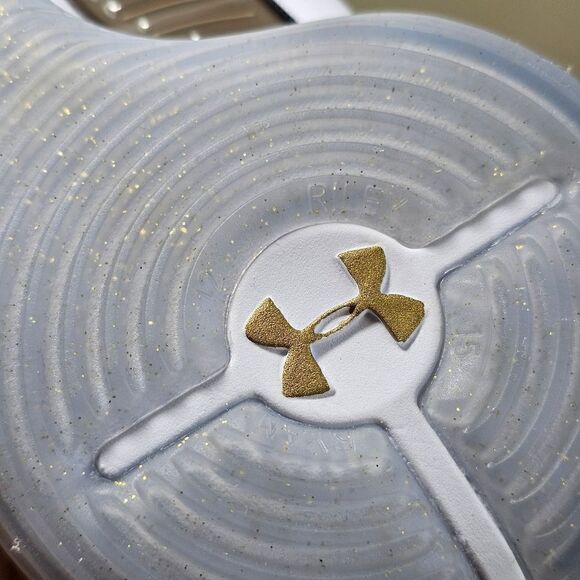 Under Armour Curry 4 'More Dimes' Women's Shoes 9.5 1298306-001 Black Gold White - Picture 9 of 15